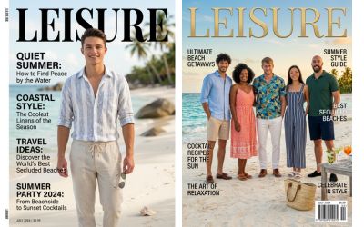 High-quality magazine cover image featuring a professional editorial-style portrait and modern design.