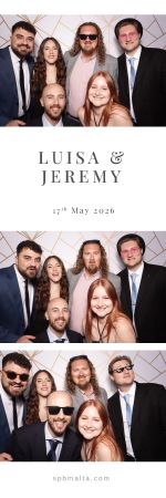 jeremy-and-luisa-06 Friends and family captured in a fun and candid wedding guest photo strip.
