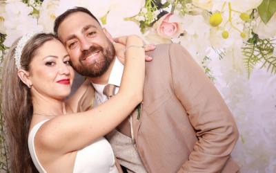 valletta-waterfront-wedding-venue-elysia-stefan-hero.jpg Bride Elysia and groom Stefan posing together at their Valletta waterfront wedding venue.